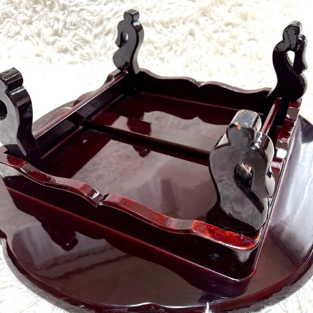 【美品】韓国伝統工芸 螺鈿細工 貝殻細工　ちゃぶ台　ローテーブル　座卓　折り畳み