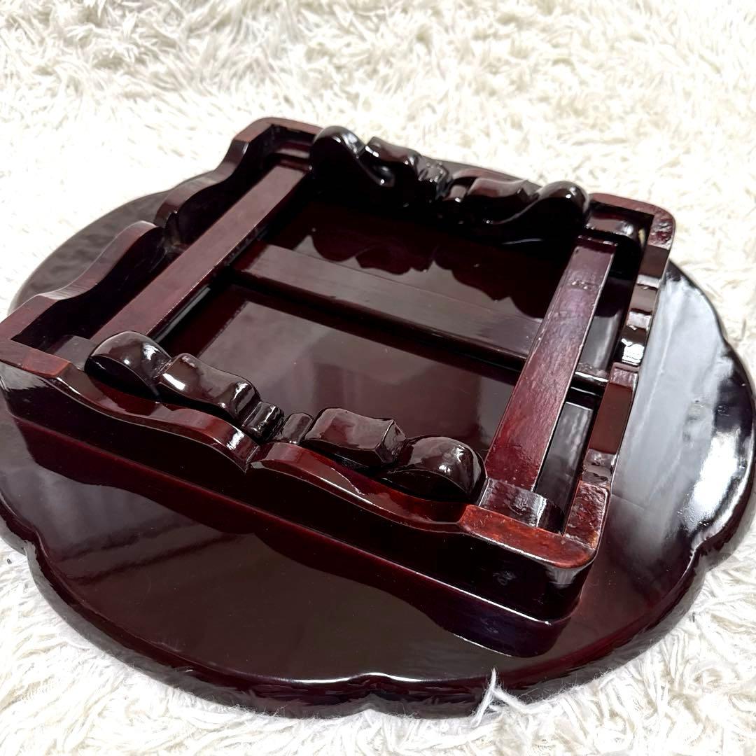 【美品】韓国伝統工芸 螺鈿細工 貝殻細工　ちゃぶ台　ローテーブル　座卓　折り畳み