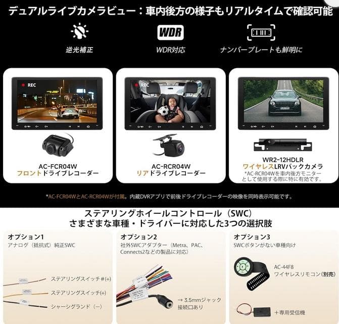 ZUNZUNG ワイヤレスCarPlay・Android Autoカーナビ