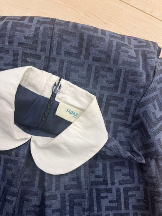 最終値下FENDI キッズ　ワンピース　ズッカ　110〜120 薄手　デニム調