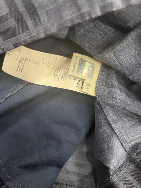 最終値下FENDI キッズ　ワンピース　ズッカ　110〜120 薄手　デニム調