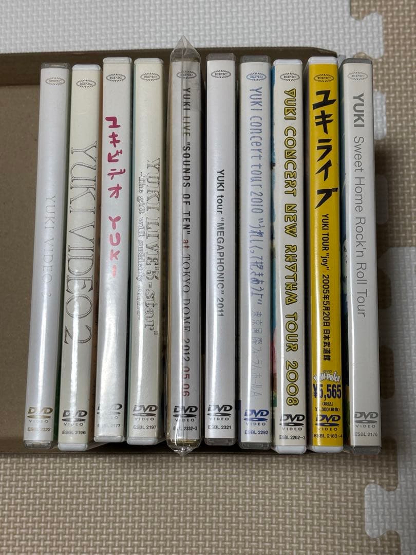 YUKI DVD 10本セット