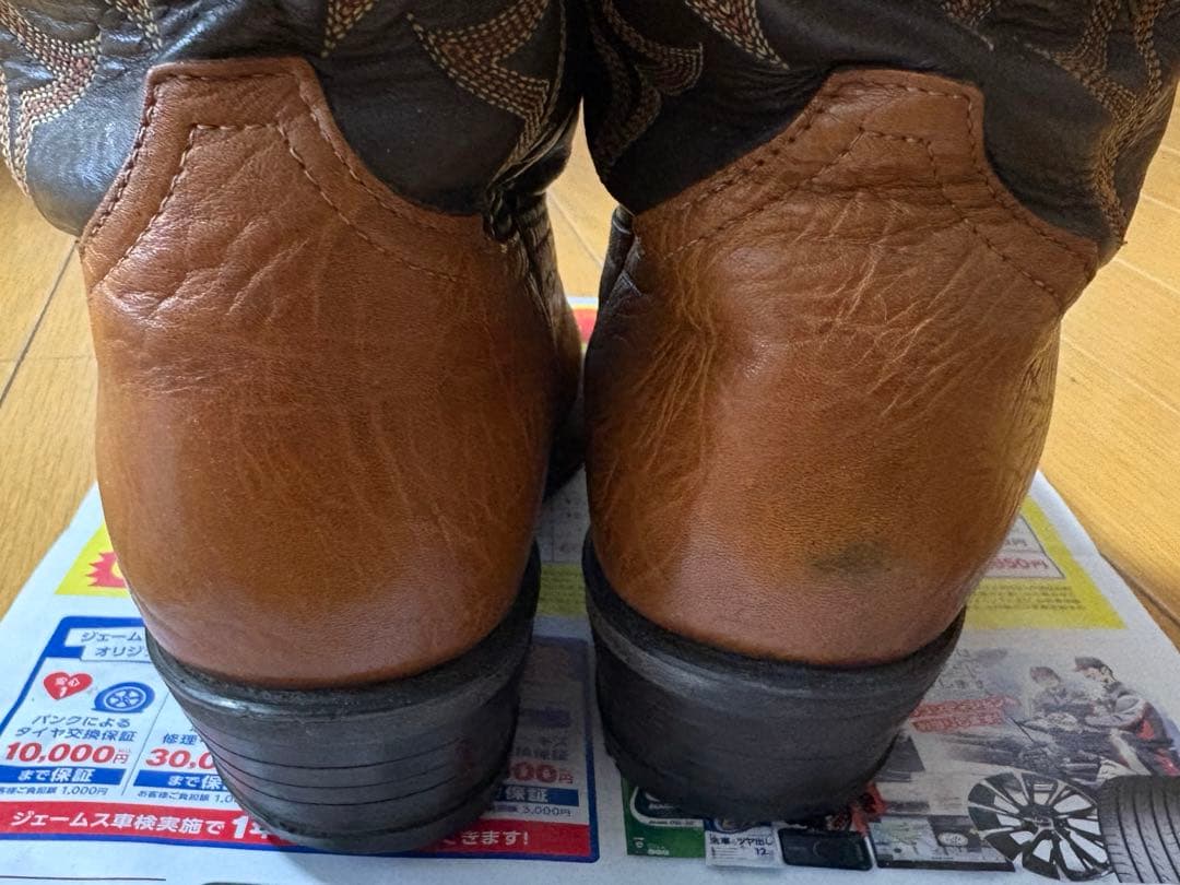 Tony Lama ブラウンレザー ウエスタンブーツ