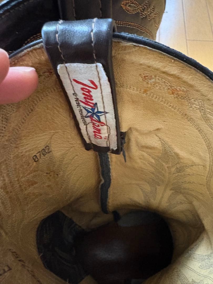 Tony Lama ブラウンレザー ウエスタンブーツ