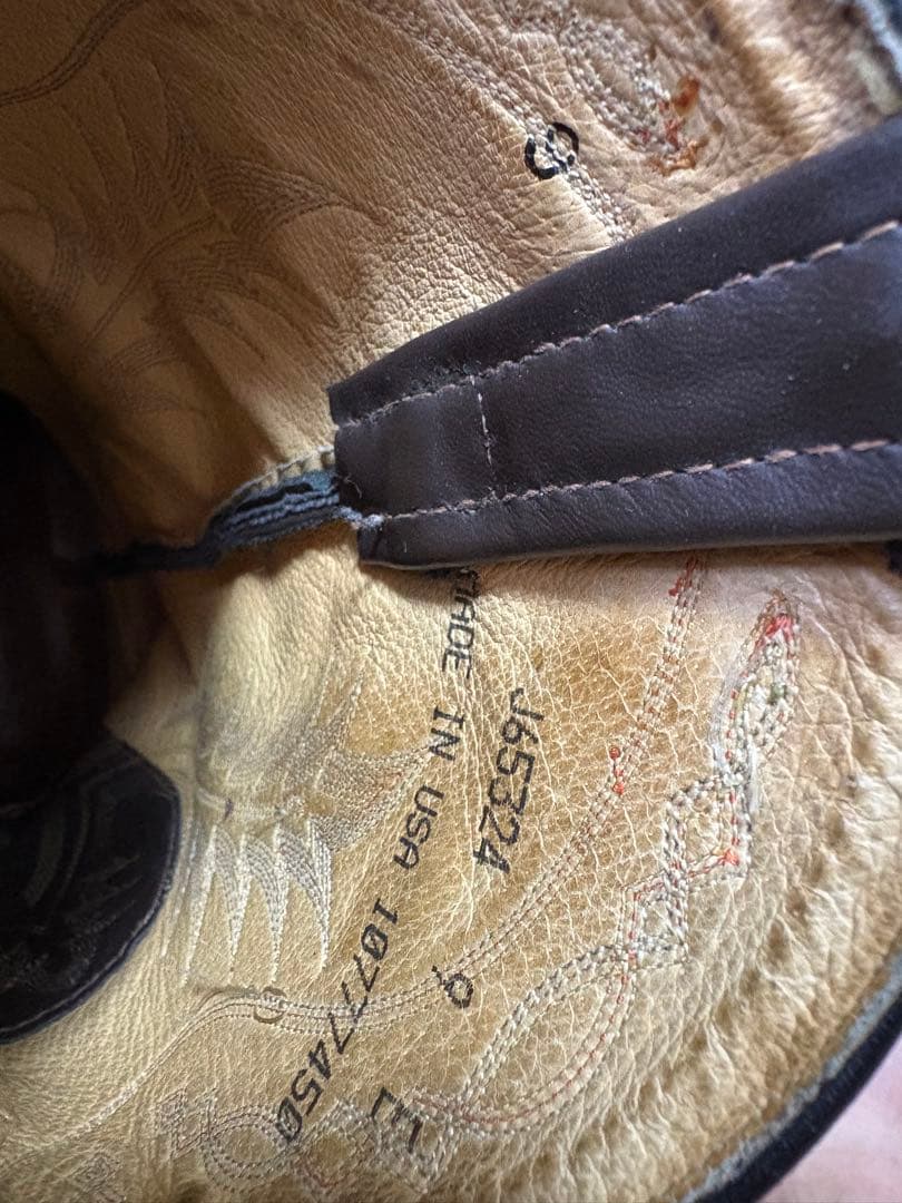 Tony Lama ブラウンレザー ウエスタンブーツ