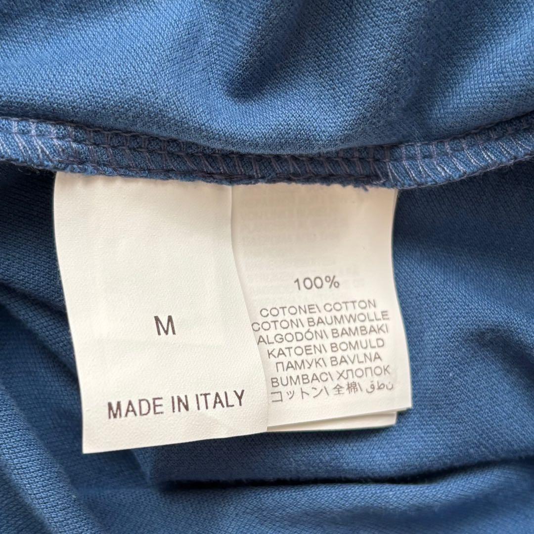 美品✨ ブルネロクチネリ ポロシャツ 青 ブルー SLIM FIT M