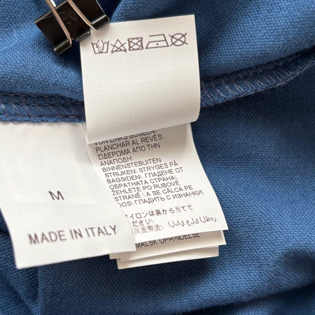 美品✨ ブルネロクチネリ ポロシャツ 青 ブルー SLIM FIT M