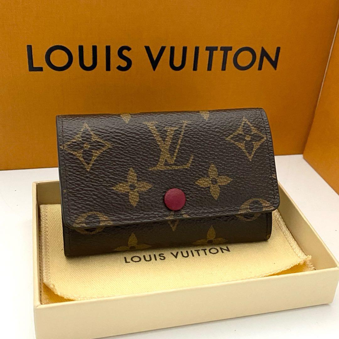 美品　ルイヴィトン　モノグラム　キーケース　フューシャ　ミュルティクレ6