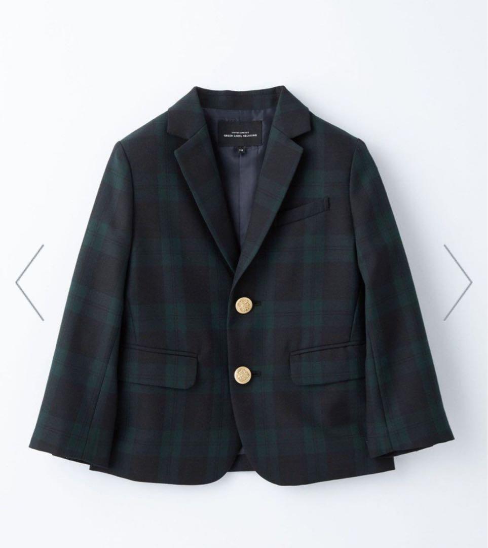グリーンレーベルリラクシング フォーマル スーツ フルセット 男の子 110