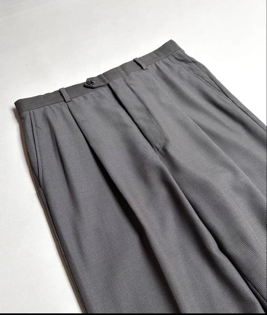 パンツ ARMANI COLLEZIONIDRAPED WOOL WIDE SLACKS