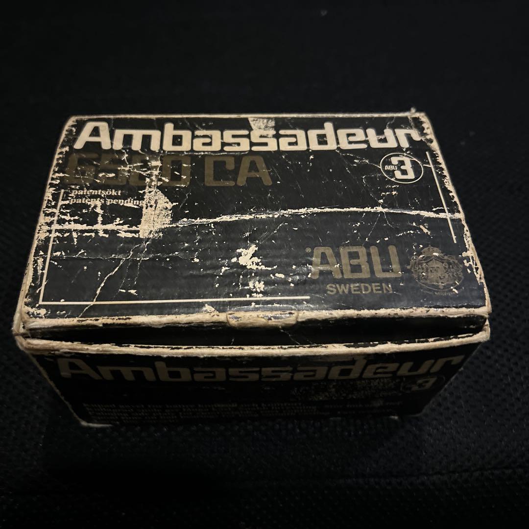 アンバサダー6500CA年代物青黄チェッカー雷魚