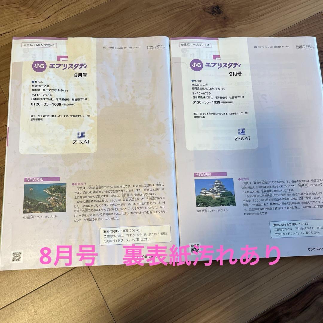 Z会 エブリスタディ 小6 （1年分 ）4教科 ハイレベル 2021年度＋おまけ