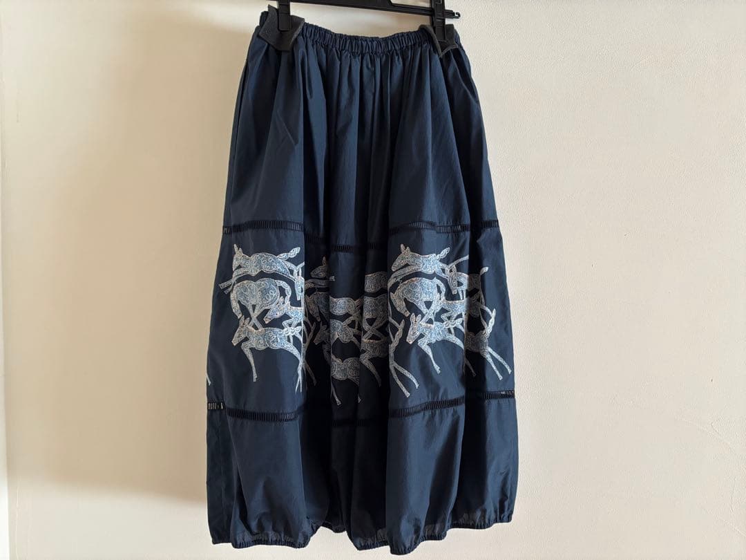 ミナペルホネン　papurikko バルーンスカート