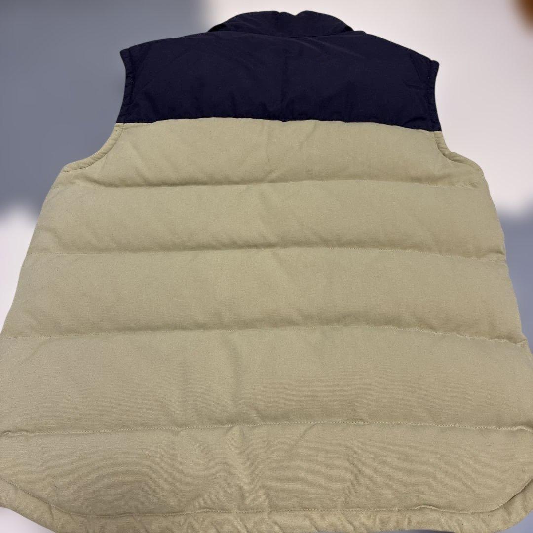 patagonia ダウンベスト M ネイビー/ベージュ