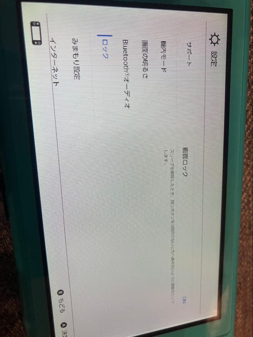 Nintendo Switch light ターコイズブルー ジャンク品