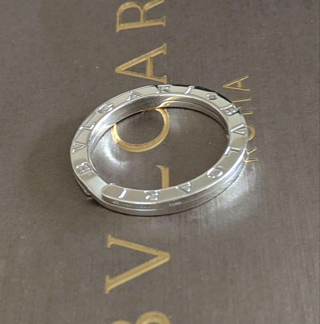 【超美品】ブルガリ キーリング シルバーネックレス ジュエリーケース付き