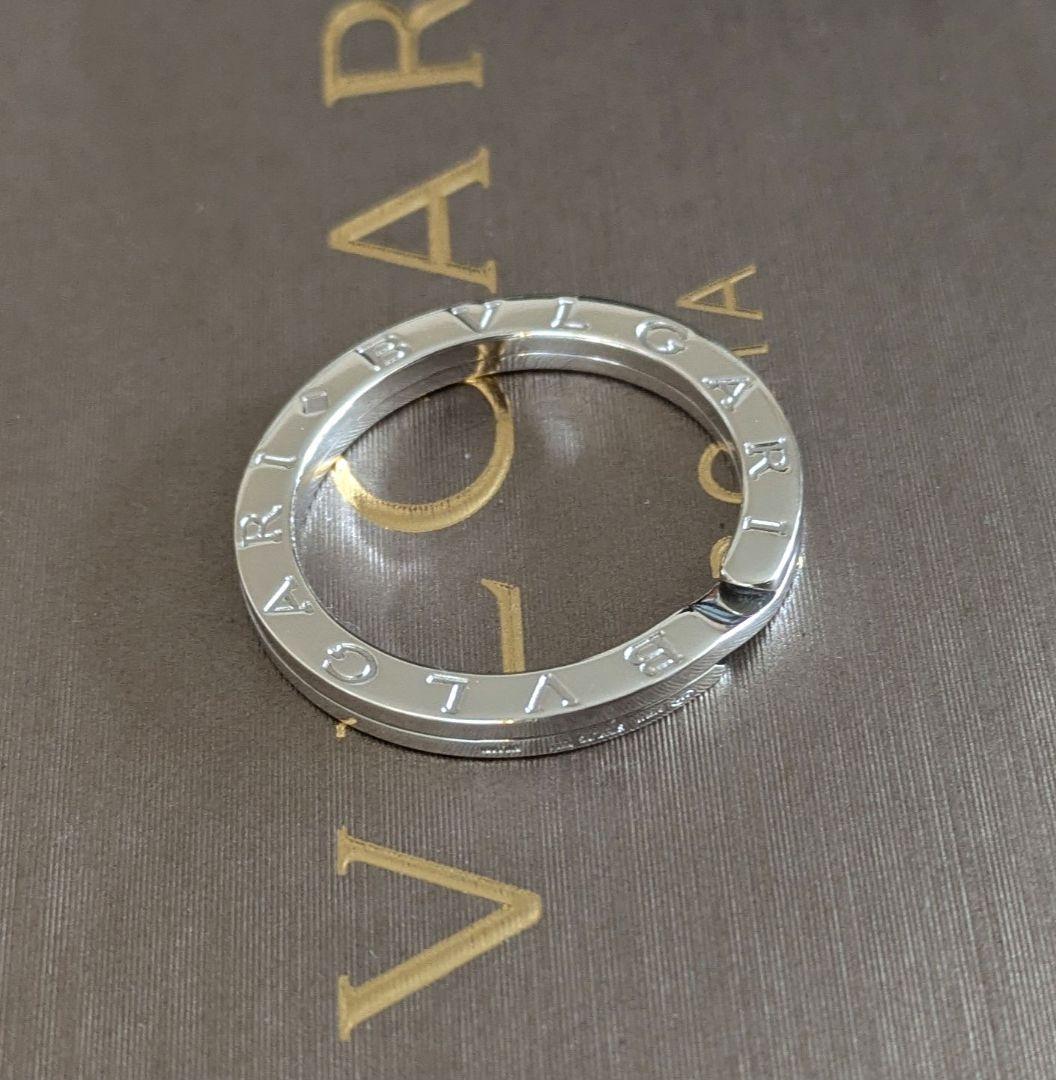 【超美品】ブルガリ キーリング シルバーネックレス ジュエリーケース付き