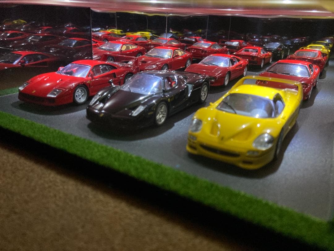 ミニカー用ジオラマ：1/43 ショールーム＆ガレージⅠ／希少モデル！