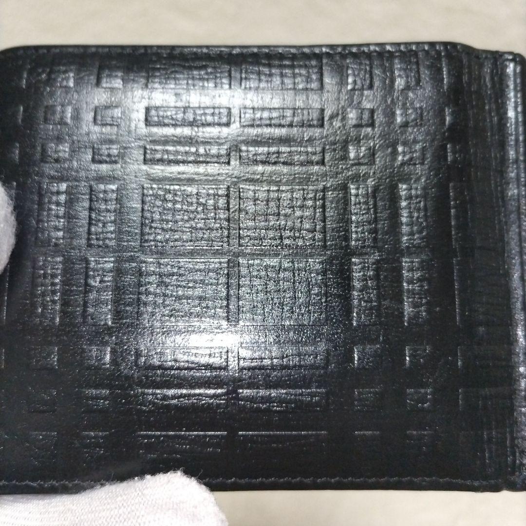 【レア】BURBERRY ノバチェック エンボス マネークリップ 二つ折り財布