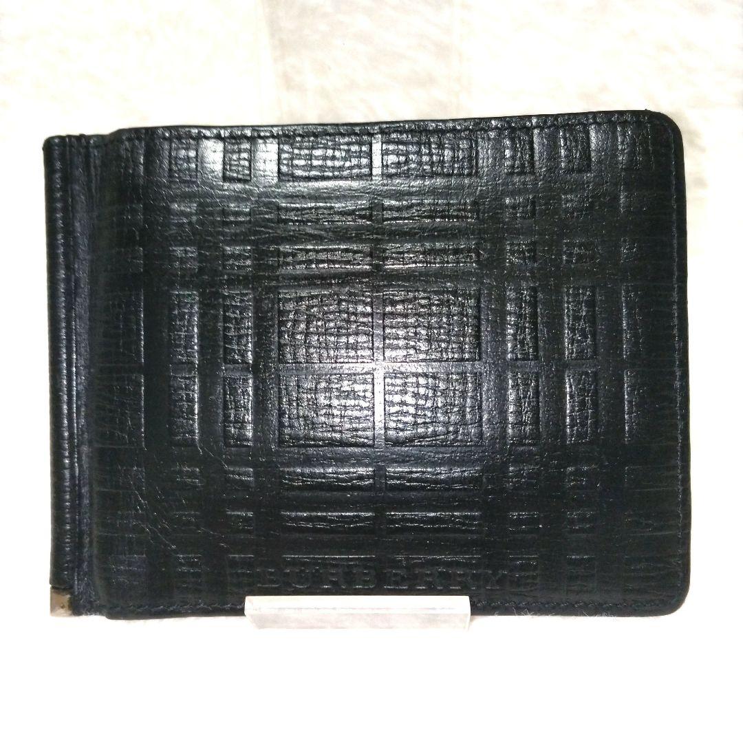 【レア】BURBERRY ノバチェック エンボス マネークリップ 二つ折り財布