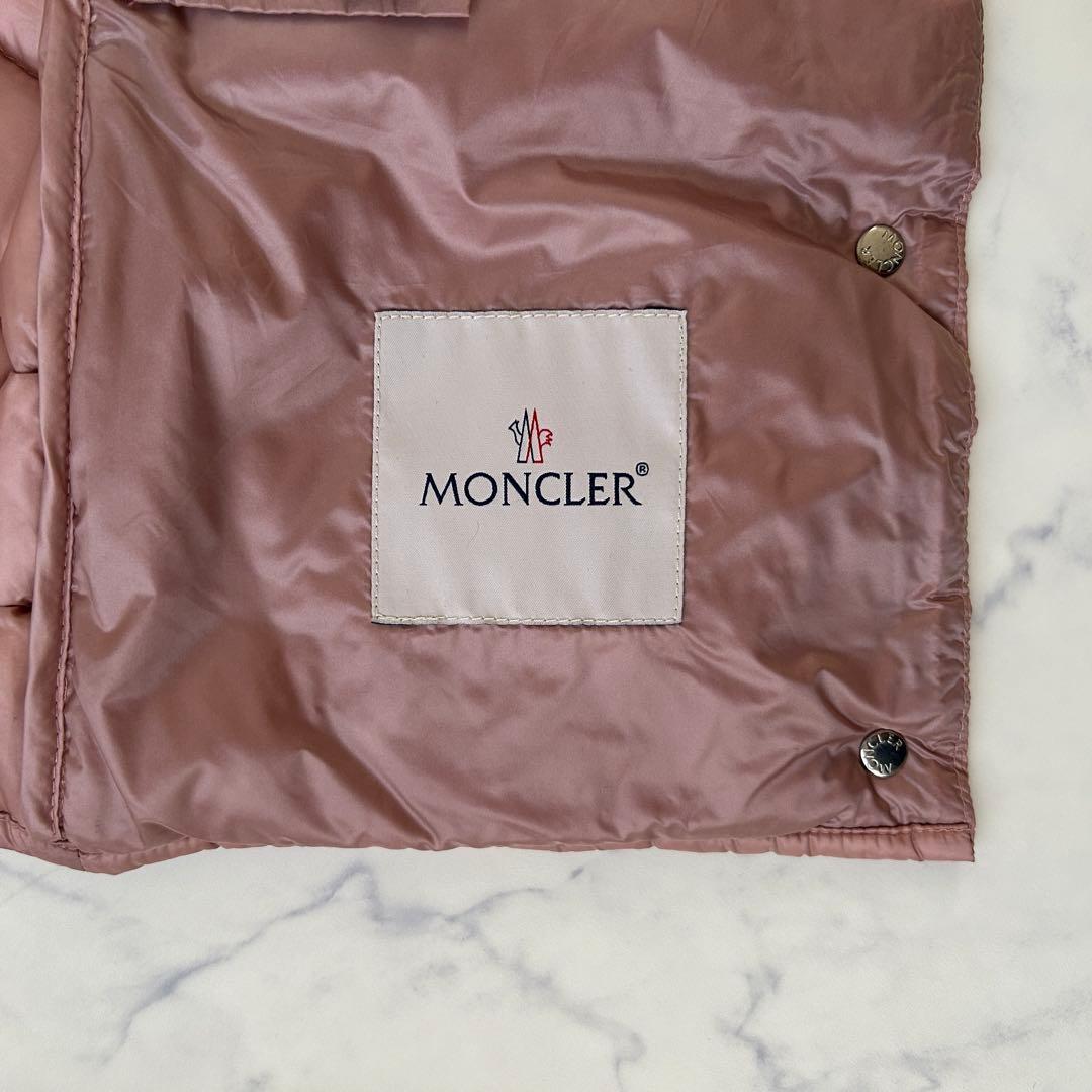 モンクレール 2020年モデル リアーネ ダウンベスト ワッペン 0 ピンク