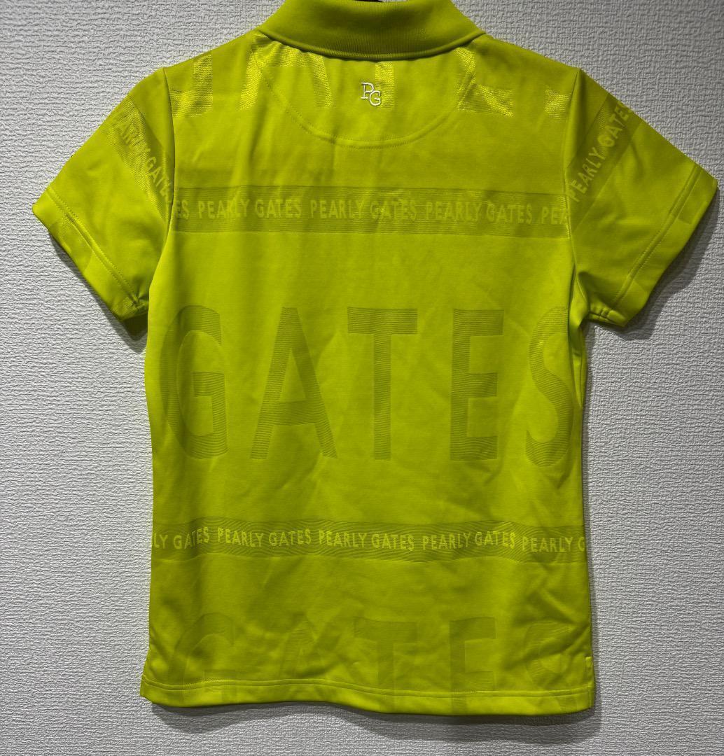 パーリーゲイツ レディース 半袖 ポロシャツPGボーダーロゴジャガード 新品