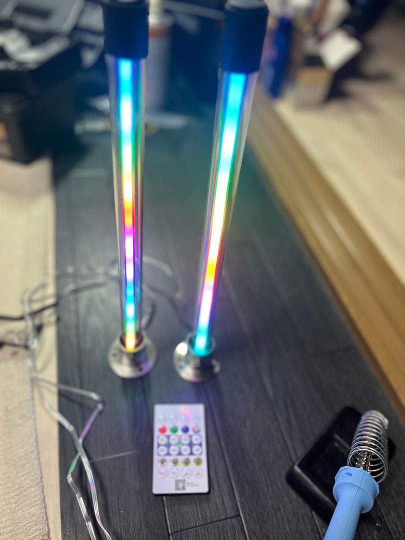 ハイエースLED次世代RGBサウンドライトセーバー3本