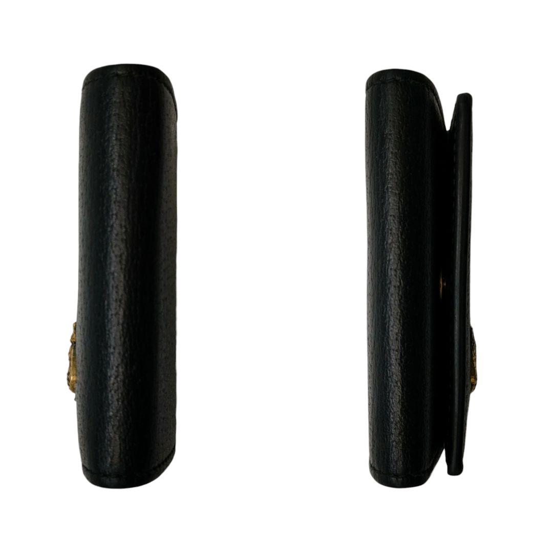 グッチ　6連キーケース　アニマリエ　ビー　ブラック