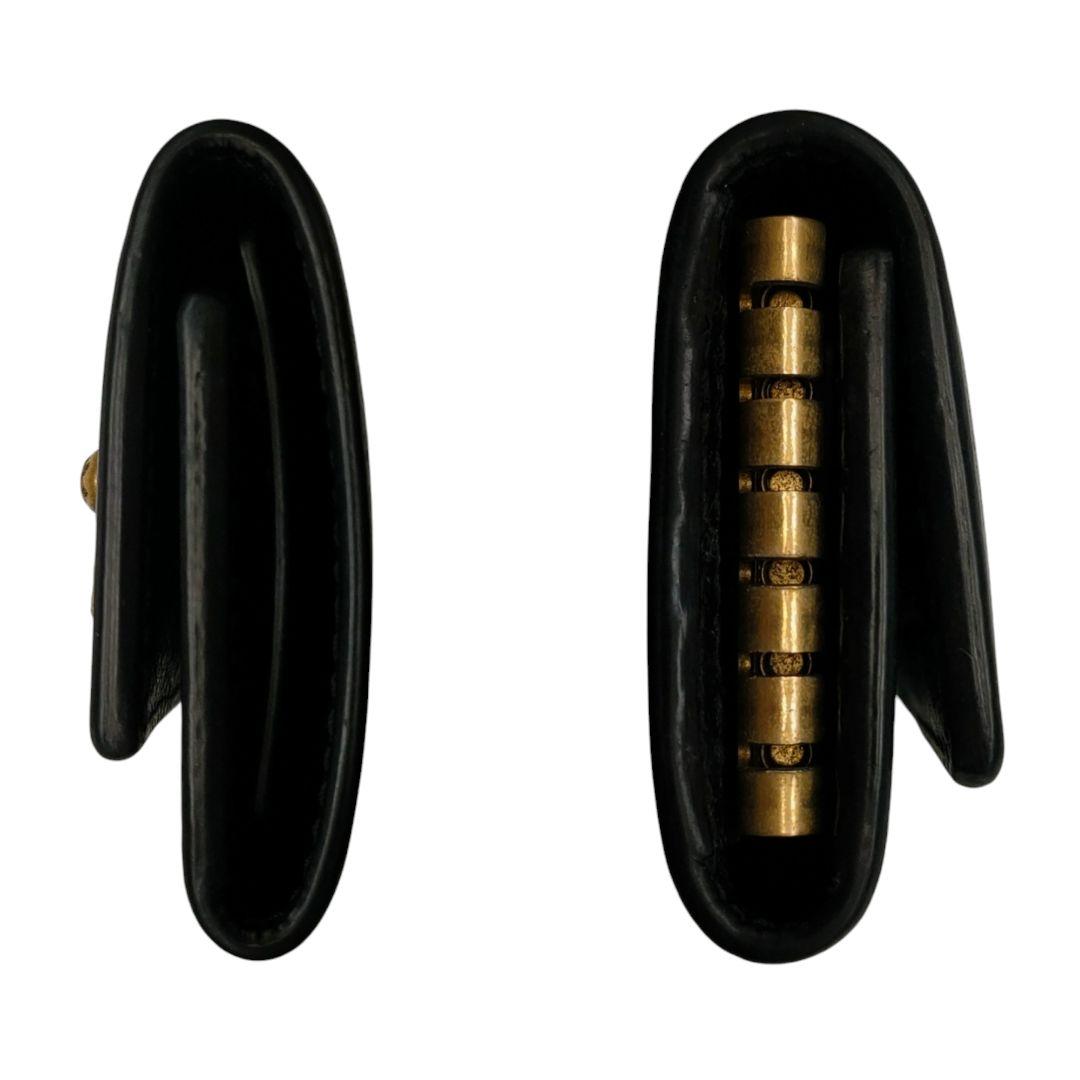 グッチ　6連キーケース　アニマリエ　ビー　ブラック