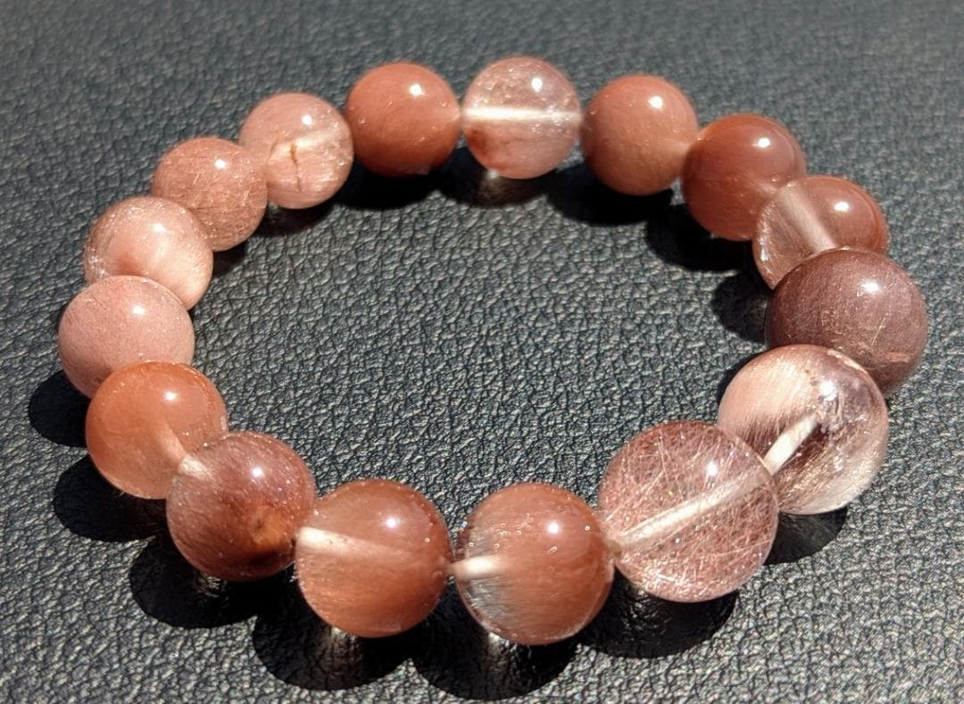 期間限定値下げ【極美・レア】サゲニティッククォーツ グラデーションブレスレット