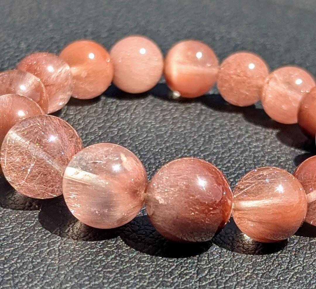 期間限定値下げ【極美・レア】サゲニティッククォーツ グラデーションブレスレット