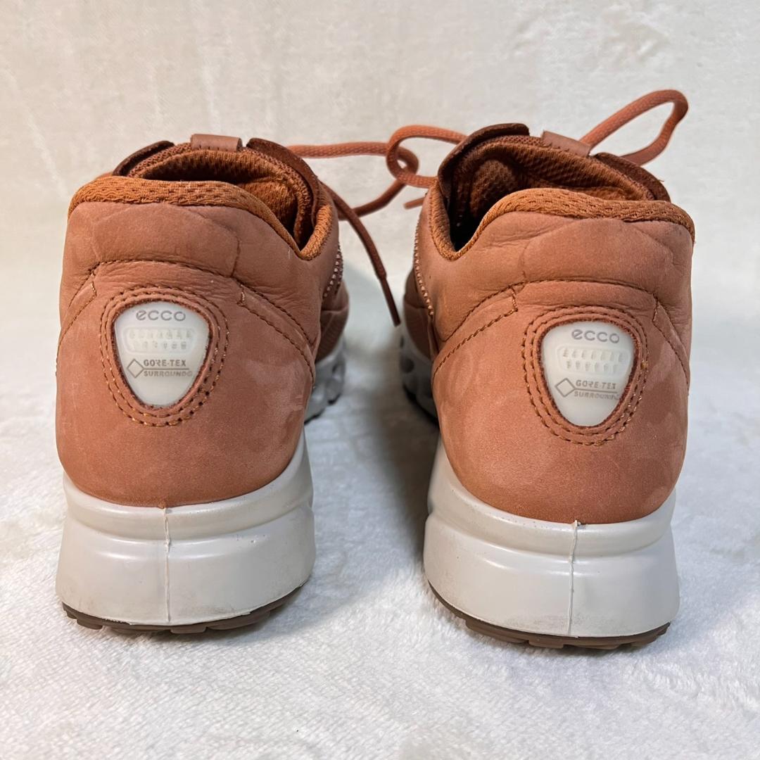 新品24.5 レザーGore-Tex ECCO multi vent women