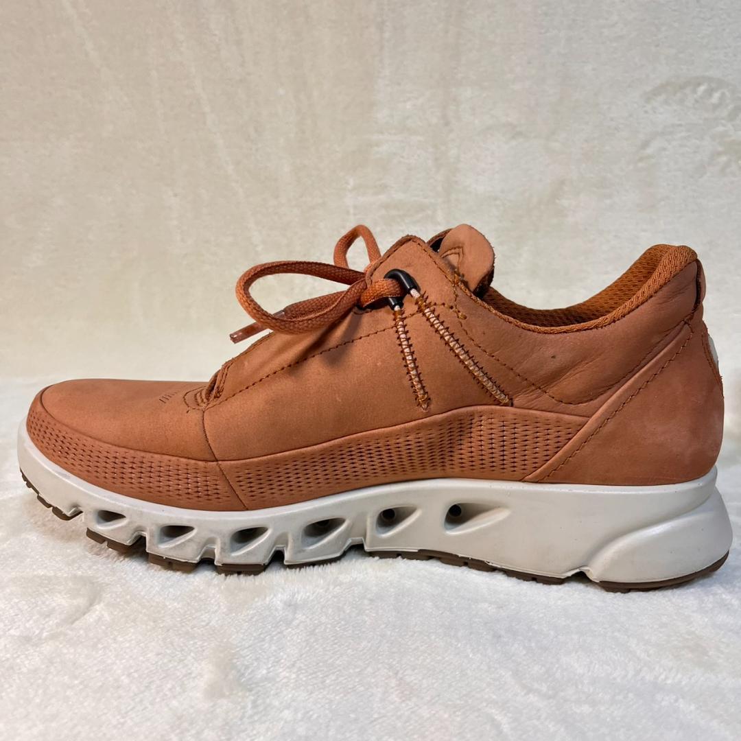 新品24.5 レザーGore-Tex ECCO multi vent women