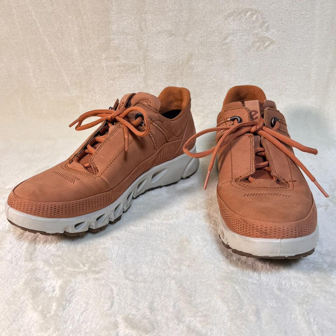 新品24.5 レザーGore-Tex ECCO multi vent women