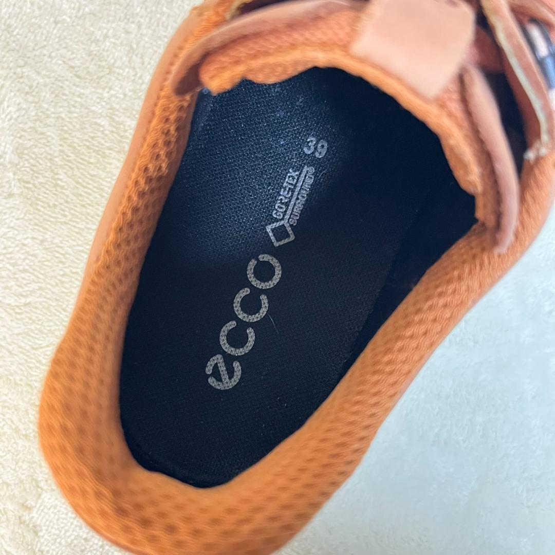 新品24.5 レザーGore-Tex ECCO multi vent women
