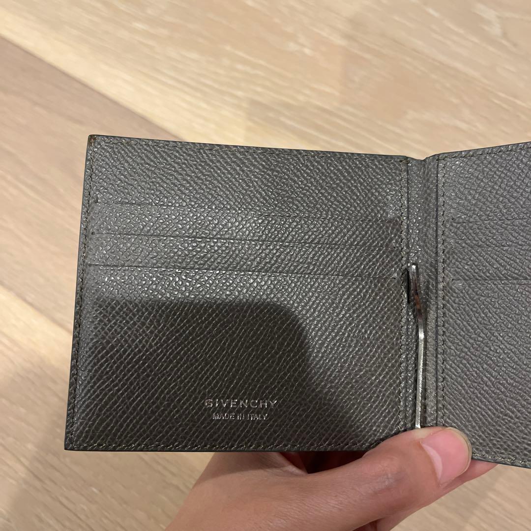 セール【未使用】GIVENCHY レザー マネークリップ