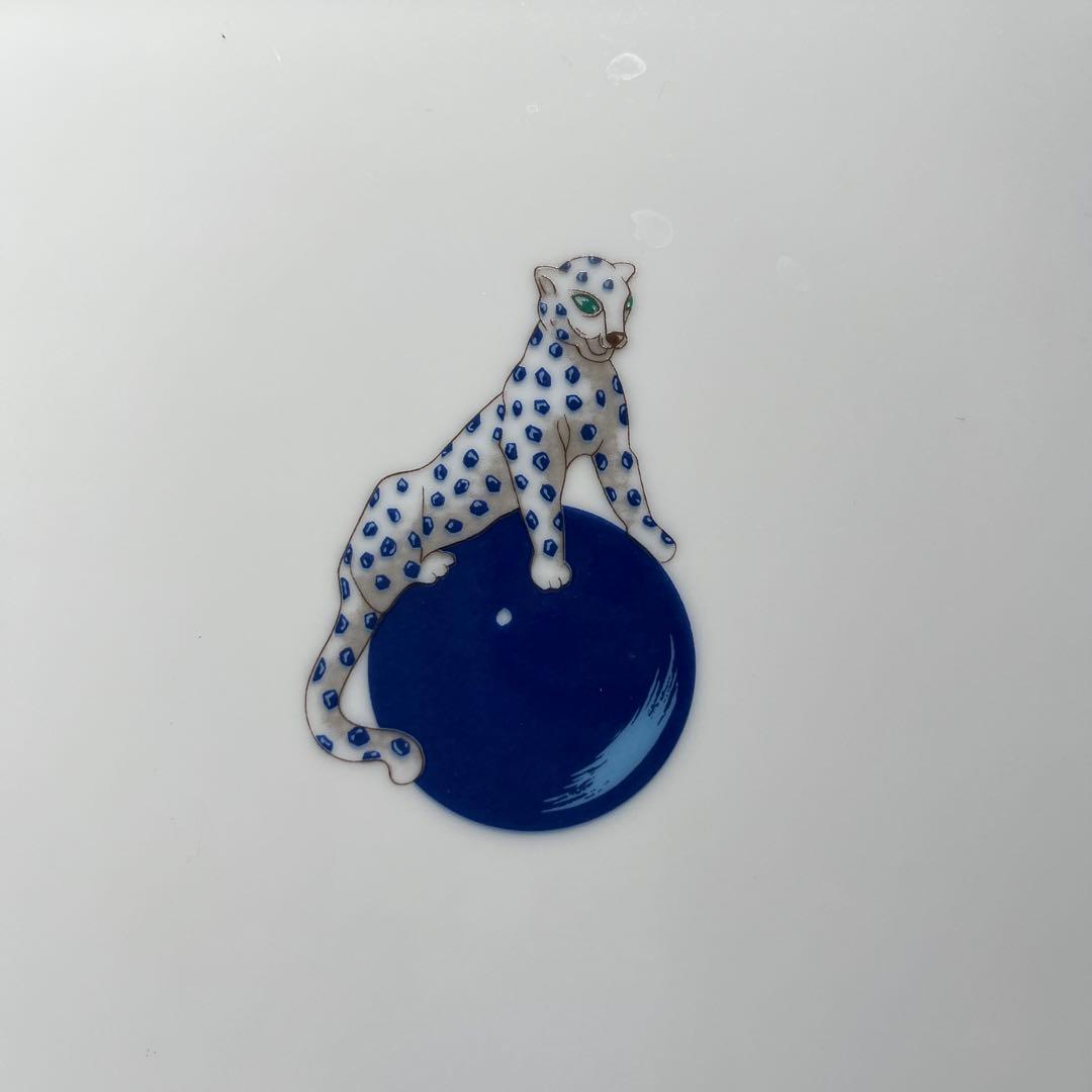 カルティエ　LIMOGES パンテール　陶器トレイ