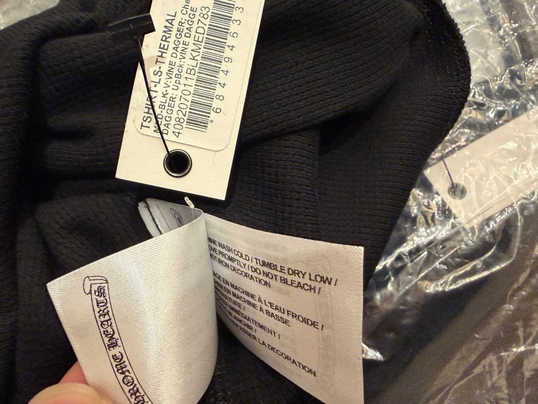 トップス Chrome Hearts Dagger Thermal Long Tee M