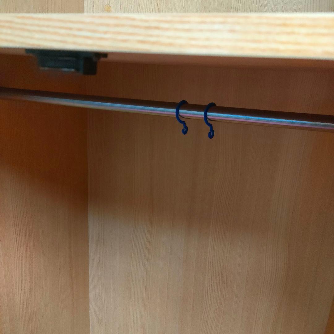 ロッカータンス　洋服ダンス　クローゼット　2扉観音開き　2段　 小型