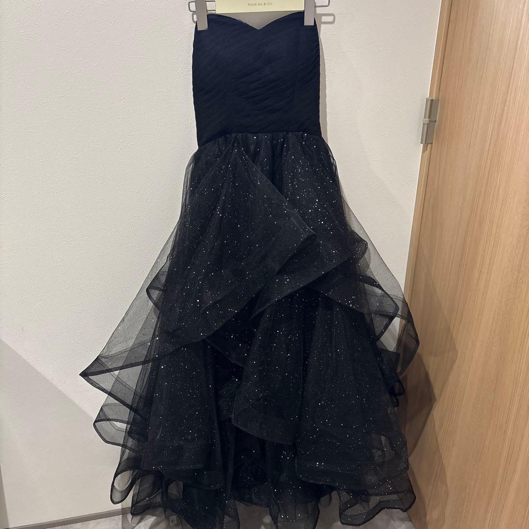 【ブラックドレス】 結婚式 前撮り 二次会 パーティー