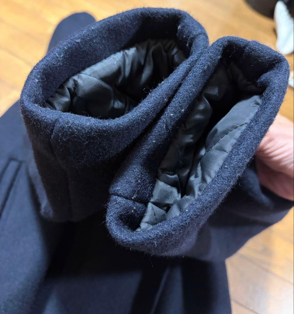 美品　schott ショット 740N Pコート ウール　ネイビー42
