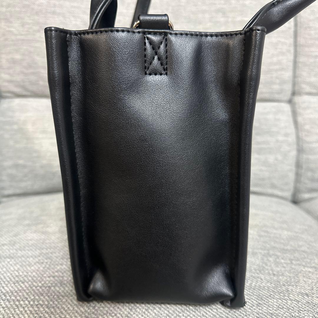 Darich ロゴショルダーミニトートバッグ ブラック