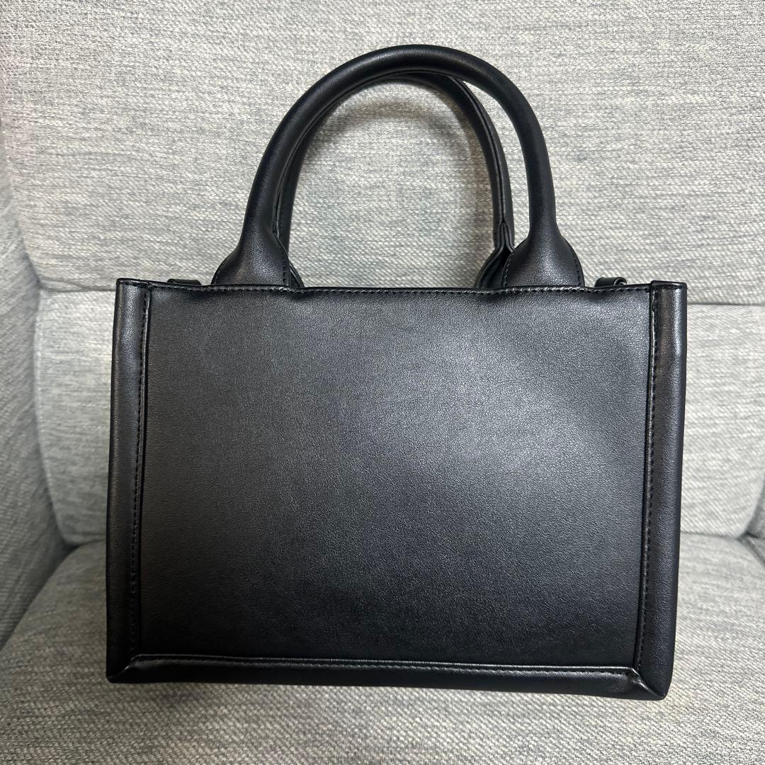 Darich ロゴショルダーミニトートバッグ ブラック