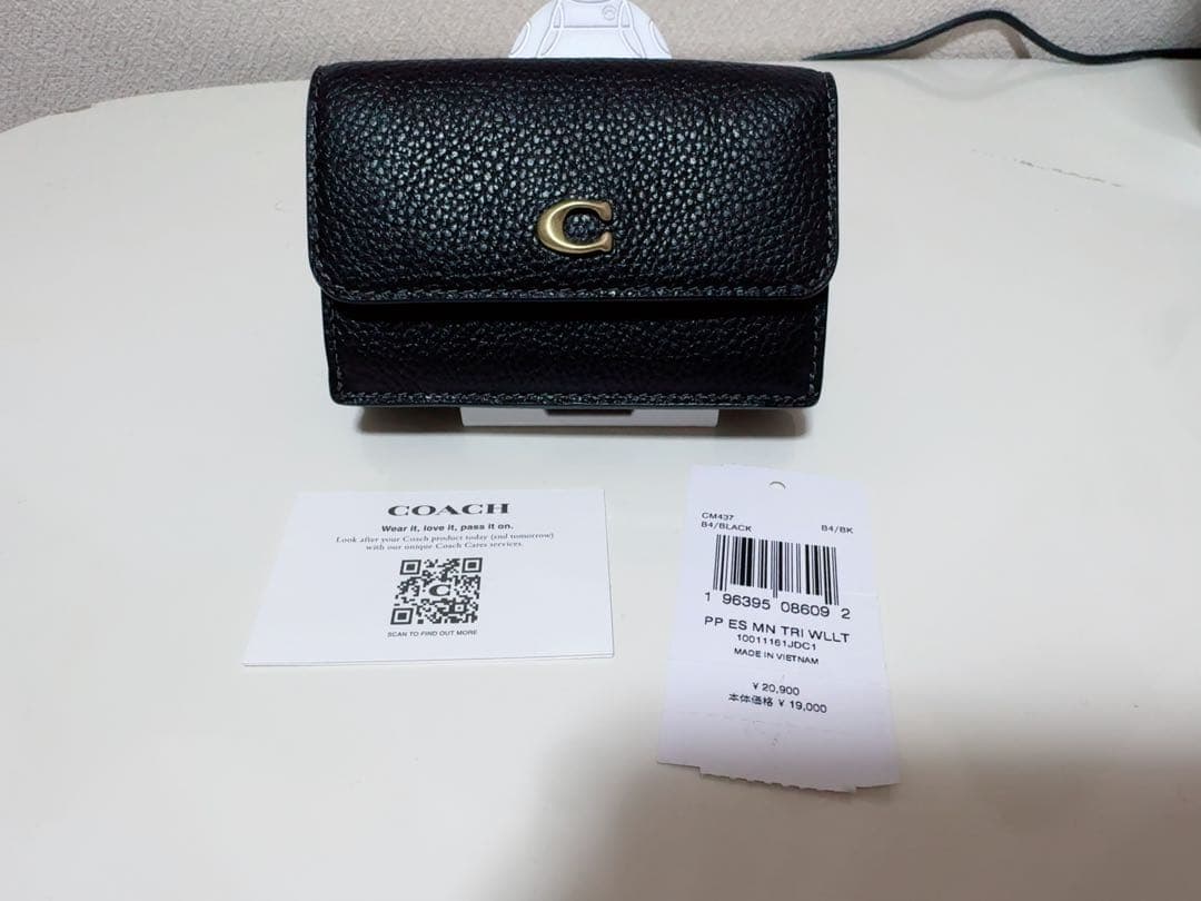 【新品・正規品】 コーチ 三つ折財布