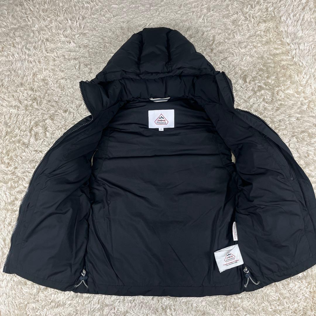 PYRENEX スプートニック ダウンベスト フード着脱可 ブラック XSサイズ