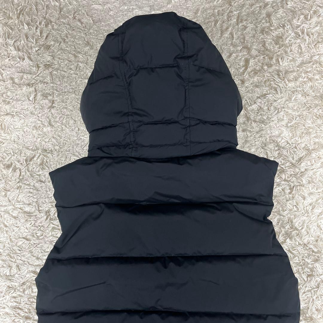 PYRENEX スプートニック ダウンベスト フード着脱可 ブラック XSサイズ