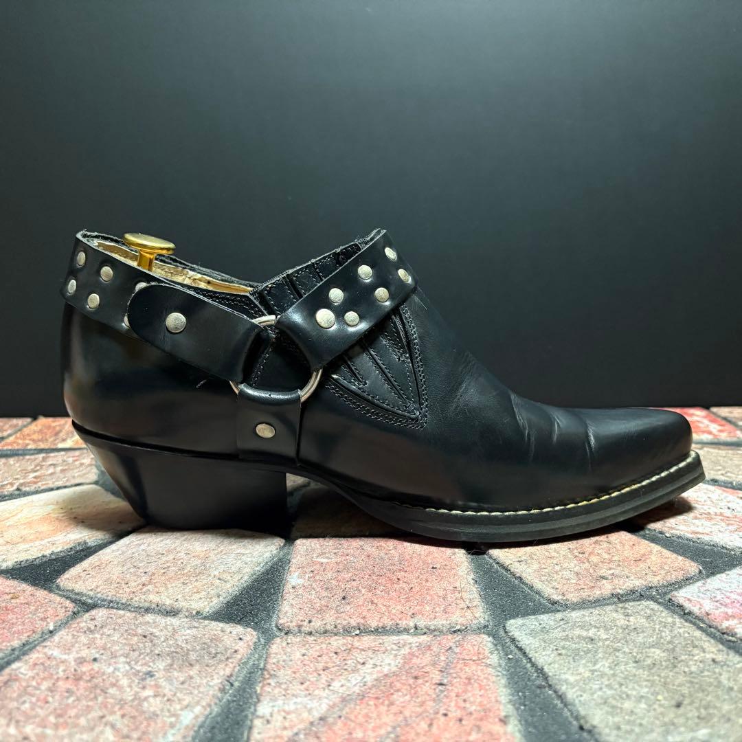 ハーレーダビッドソン　リングブーツ ローファー　メタルロゴ　スペイン製　26.5