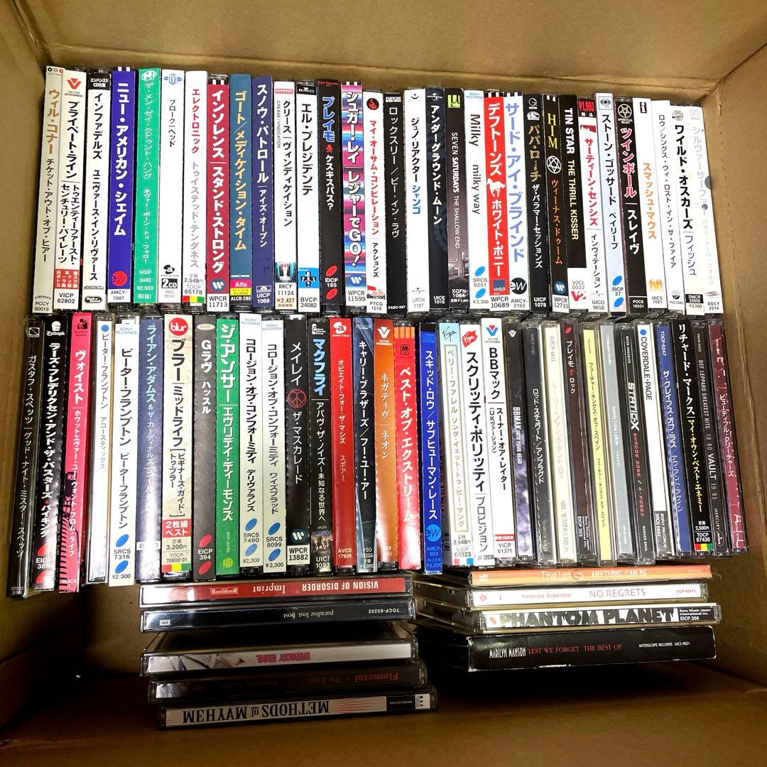 洋楽CD　７４枚　まとめ売り　国内盤　ロック系中心　貴重盤もアリ〼