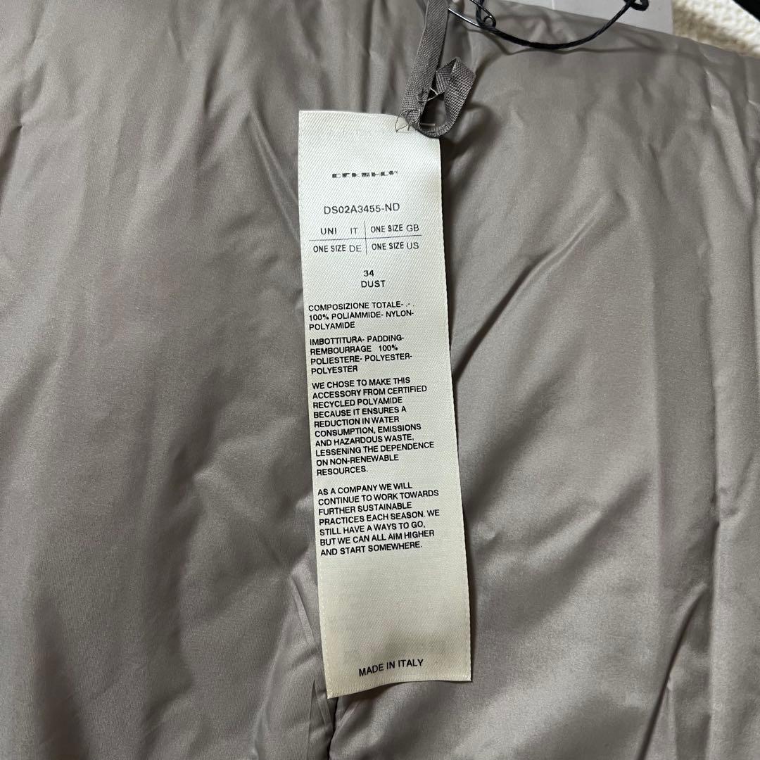 リックオウエンス　Rick Owens ダークシャドウ　パデットマフラー