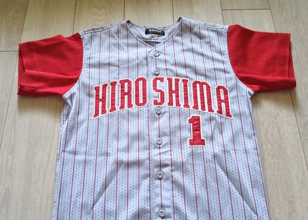 【当時物】広島　カープ　前田智徳　ビジター　ユニフォーム　デサント　S